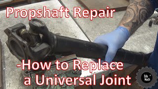 Propshaft Repair  How to Replace a Universal Joint [upl. by Dnomar274]