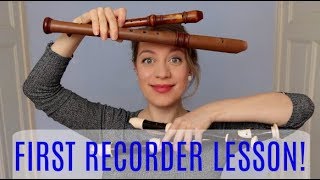 Your first RECORDER LESSON  Team Recorder BASICS [upl. by Margaux190]