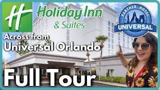 Holiday Inn amp Suites Full Tour Universal Orlando Partner Hotel Across from Universal Orlando [upl. by Raynard323]