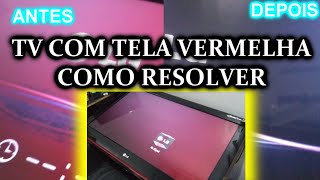 TV com IMAGEM VERMELHA como RESOLVER [upl. by Tod]