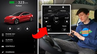 Everything your Tesla Model 3 can do with the Tesla App [upl. by Htez]