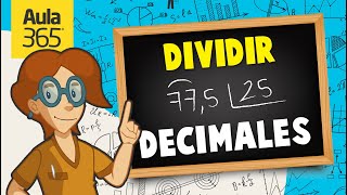 ¿Cómo dividir decimales  Videos educativos Aula365 [upl. by Nedyah]