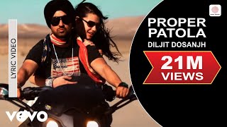 Patiala Peg Lyrical  Diljit Dosanjh  Diljott  Veet Baljit  Latest Punjabi Songs 2020 [upl. by Aicul880]