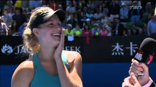 Eugenie Bouchards big moment [upl. by Wende]