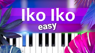 Justin Wellington  Iko Iko EASY PIANO TUTORIAL [upl. by Archangel]