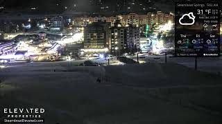 SteamboatElevatedcom  Elevated Properties Steamboat Webcam [upl. by Daloris802]