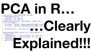 StatQuest PCA in R [upl. by Sandi]