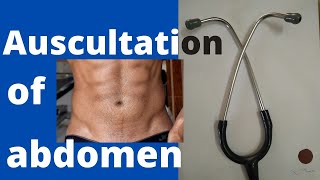 Auscultation of abdomen sounds  Venous Hum sound  Friction rub sound  Borborygmi bowel sounds [upl. by Downing]