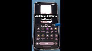 ADD SOUND EFFECTS TO INSTAGRAM REELS [upl. by Eula]