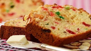 Light Fruit Cake Recipe Demonstration  Joyofbakingcom [upl. by Inoue]