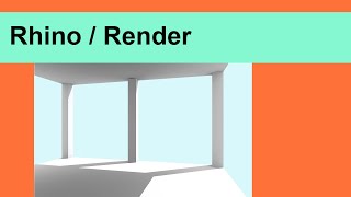 Rhino Render Basics [upl. by Horst19]