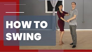 How To Swing Dance For Beginners East Coast Swing [upl. by Nipsirc]