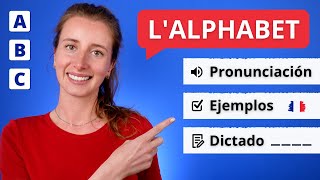 El Abecedario  El Alfabeto Francés Y Su Pronunciación 🇫🇷 Ejemplos  Dictado [upl. by Borlow]