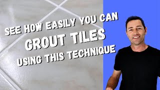 Easy way to regrout shower tiles  Inspire DIY Kent Thomas [upl. by Baggs]