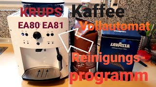 KRUPS Kaffeevollautomaten reinigen Serie EA80 EA81 [upl. by Jenni]