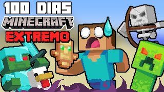 ¿Puedes Sobrevivir 100 Días en Minecraft Extremo [upl. by Naniac]