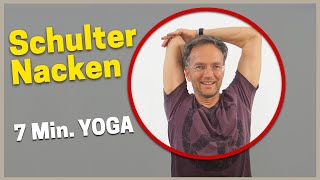 Verspannungen Schulter amp Nacken lösen  7 Minuten YOGABASICS [upl. by Levesque607]