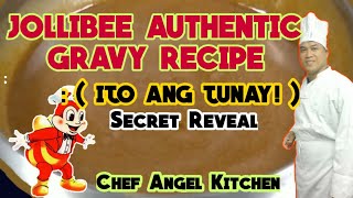 JOLLIBEE SECRET GRAVY RECIPE REVEALED  GRAVY RECIPE [upl. by Obbard]