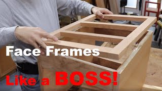 How to Make and Attach Face Frames The Easy Way [upl. by Jeffers]