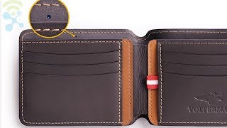 Never Lose Your Wallet Again Smart Wallet With Gps Tracker And Builtin Powerbank [upl. by Gelman885]