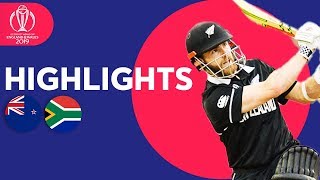 Final Over Drama  New Zealand vs South Africa  ICC Cricket World Cup 2019  Match Highlights [upl. by Nodal848]