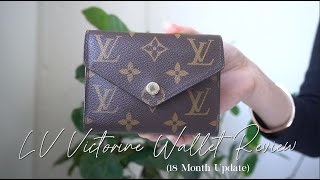 LOUIS VUITTON LV  Victorine Wallet Review 18 Month Update [upl. by Oleg83]