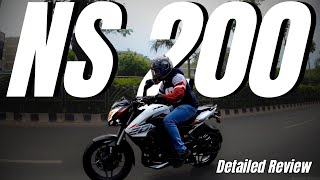 Bajaj Ns 200 2023  Ride Review [upl. by Nerradal753]