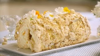 Lemon amp Pistachio Meringue Roulade recipe  Mary Berrys Easter Feast Episode 2  BBC [upl. by Doty727]