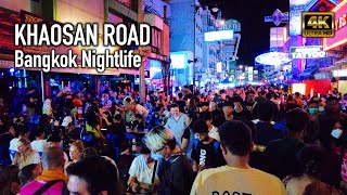 Khaosan Road  Bangkok Nightlife [upl. by Ameh]