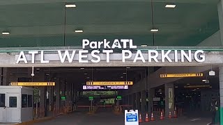 ATL West Parking Deck Atlanta Airport [upl. by Nivloc]