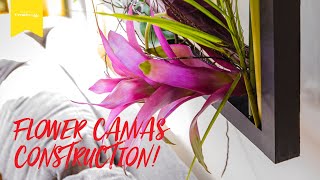 FLOWER CANVAS CONSTRUCTION  Creative Edge Tutorials [upl. by Isyak171]