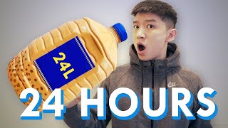 Surviving 24 Hours ONLY Drinking Bubble Tea [upl. by Semaj]