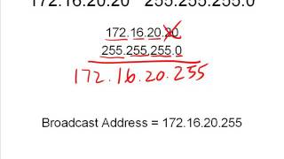 19 How to Find the Broadcast Address [upl. by Otrevogir]