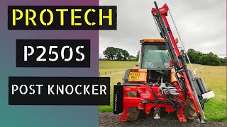 Protech Machinery P250S Post Driver with Rockspike amp Hydraulic Leg [upl. by Eintirb]