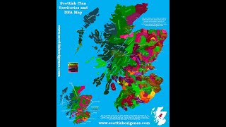 The Clan Territories of Scotland Map [upl. by Yates]