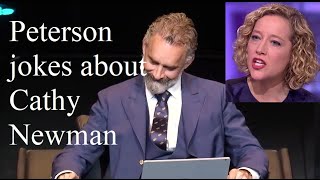 Jordan Peterson Jokes About Cathy Newman [upl. by Aehsila]