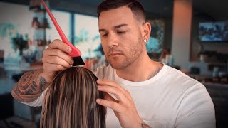 ASMR  Hairdresser Checks and Treats Your Dry Scalp  Male Whisper Voice [upl. by Bunns859]