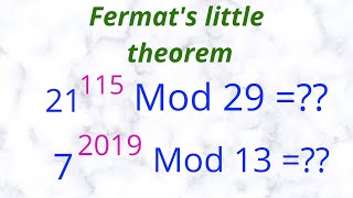 Solving Fermats Little Theorem The Easy Way😀 [upl. by Oner]