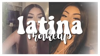 LATINA MAKEUP tutorial [upl. by Nosloc]