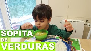 Sopita de Verduras para niños muy fácil [upl. by Brnaba]