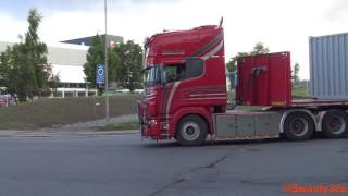 4K Scania 164G 580 V8 Straight Pipes Sound [upl. by Idihc]