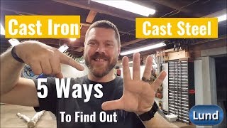 IS IT CAST IRON OR CAST STEEL 5 Ways To identify Before Welding [upl. by Aikam]