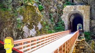 OTHELLO TUNNELS Exploring Coquihalla Canyon Provincial Park [upl. by Feodore951]