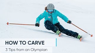 HOW TO CARVE  Ski better with these 3 TIPS [upl. by Isewk]