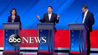 Democratic candidates debate Education  ABC News [upl. by Ardnaiek]