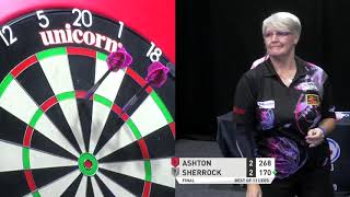 Ashton v Sherrock  PDC Womens Series  Event One Final [upl. by Gunther]