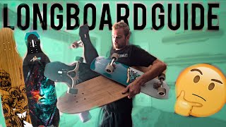 LONGBOARD GUIDE  Which Longboard Should You Buy [upl. by Blanca742]