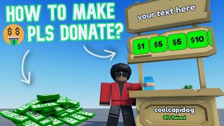 How to Make PLS DONATE  Roblox Studio Tutorial [upl. by Nelda]