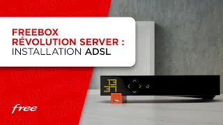 Freebox Revolution  installation du boîtier Server en ADSL [upl. by Acirea694]