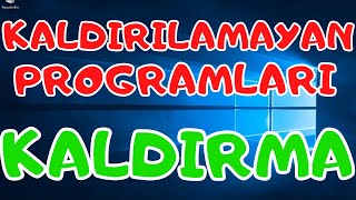 Denetim Masasından Kaldırılamayan Programları Kaldırma PROGRAMSIZ ESET Antivirüs Kaldırma [upl. by Nivri895]